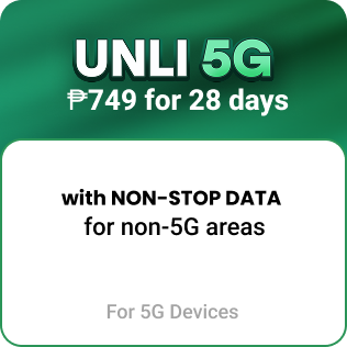 UNLI 5G w/ NON-STOP DATA 749